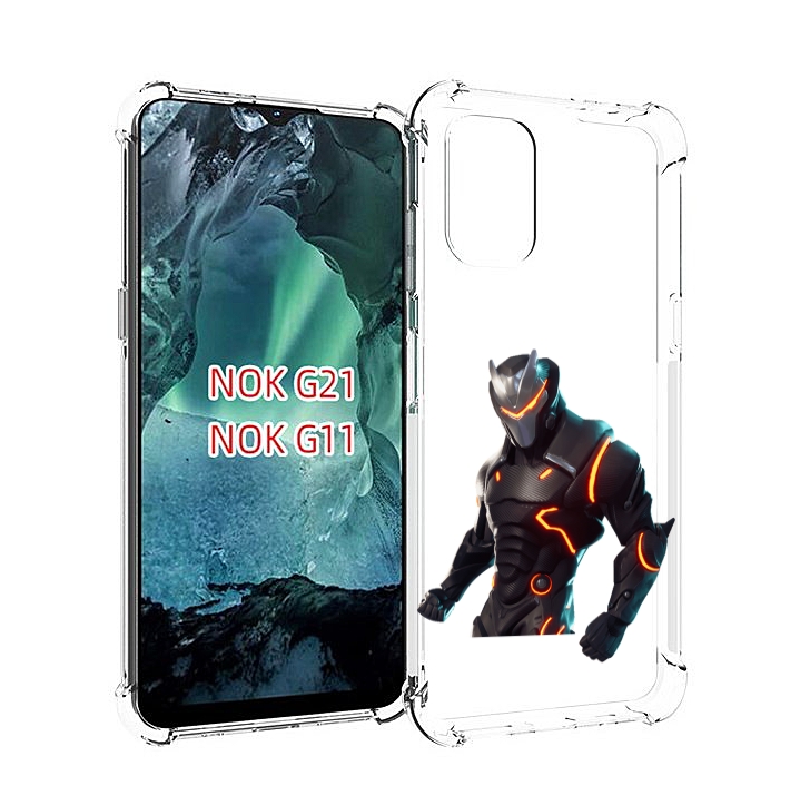 

Чехол Mypads Fortnite-1 Для Nokia G11/G21, Прозрачный, Tocco