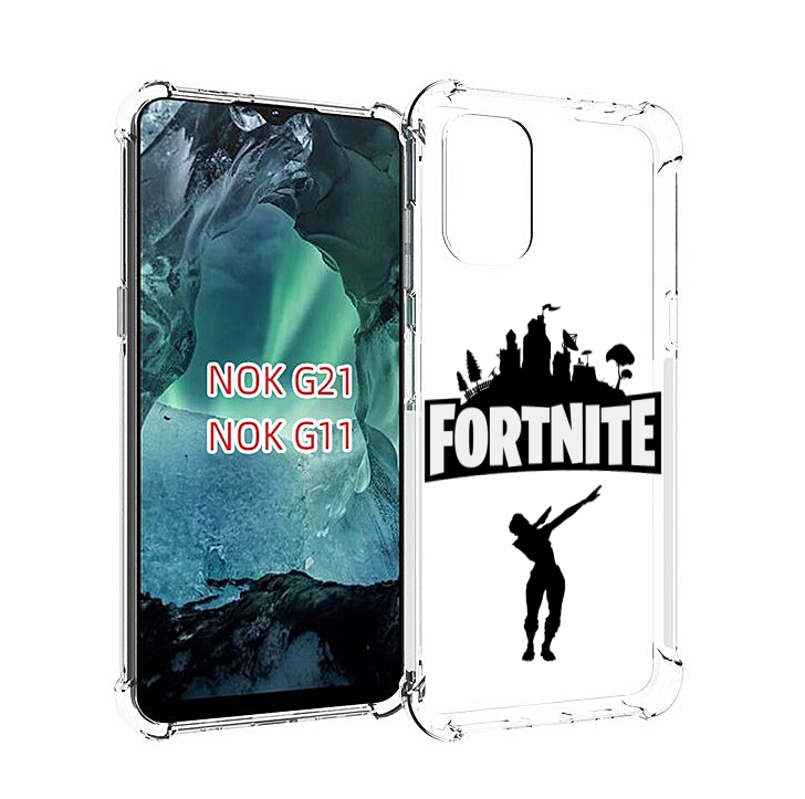 

Чехол Mypads Fortnite-2 Для Nokia G11/G21, Прозрачный, Tocco