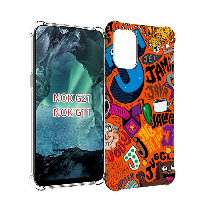 

Чехол Mypads Funky-Decor Для Nokia G11/G21, Прозрачный, Tocco