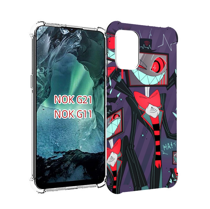 

Чехол Mypads Hazbin Hotel Для Nokia G11/G21, Прозрачный, Tocco