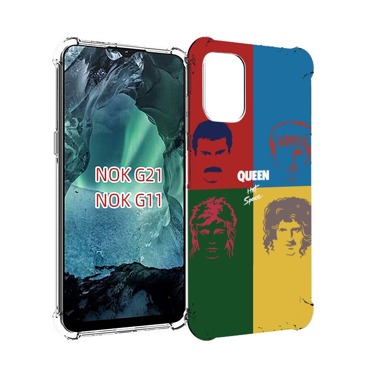 

Чехол Mypads Hot Space Queen Альбом Для Nokia G11/G21, Прозрачный, Tocco