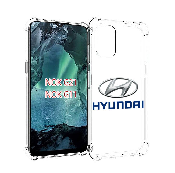 

Чехол Mypads Hyundai-4 Мужской Для Nokia G11/G21, Прозрачный, Tocco