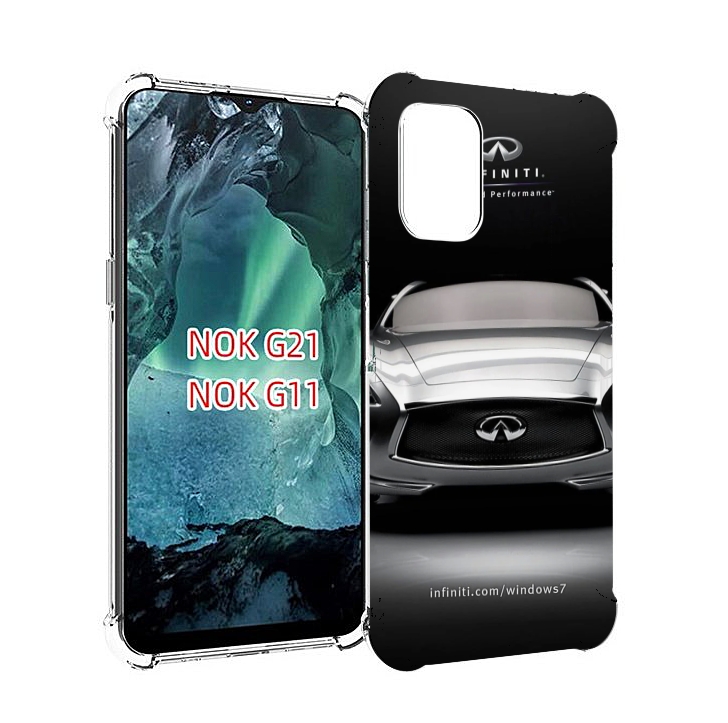 

Чехол Mypads Infiniti 1 Для Nokia G11/G21, Прозрачный, Tocco