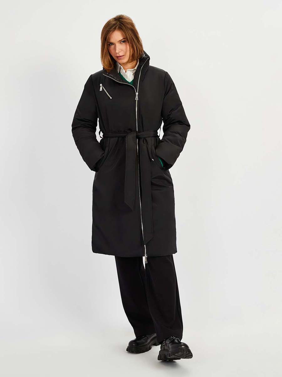 Пальто женское Baon B0422523 черное XS