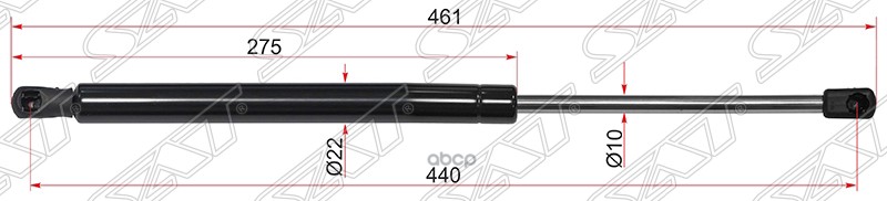 

Амортизатор Крышки Багажника Volkswagen Golf 08-13 Sat St-5K6827550B
