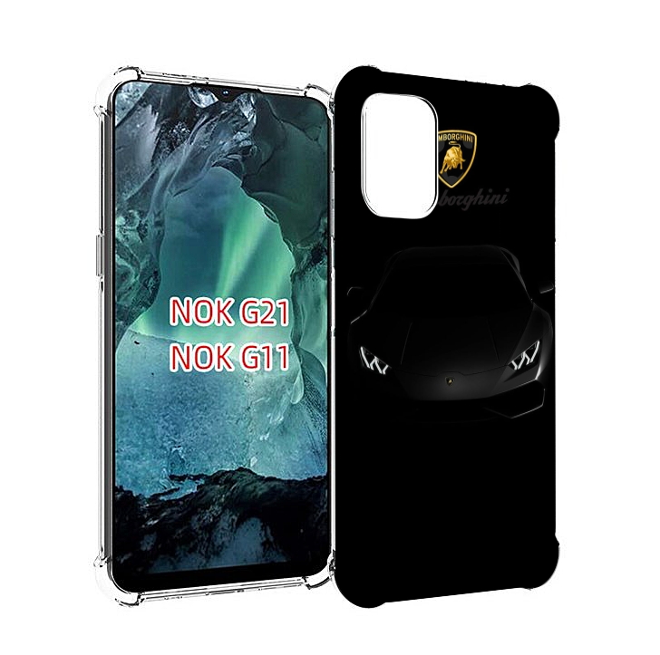 

Чехол Mypads Ламборгини 4 Мужской Для Nokia G11/G21, Прозрачный, Tocco