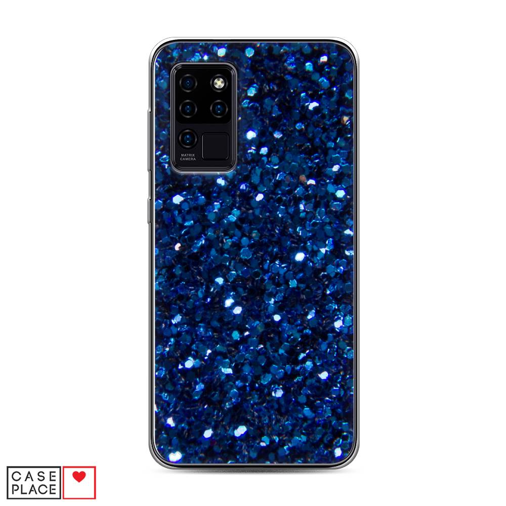 

Чехол Awog "Синие блестки рисунок" для BQ 6430L Aurora