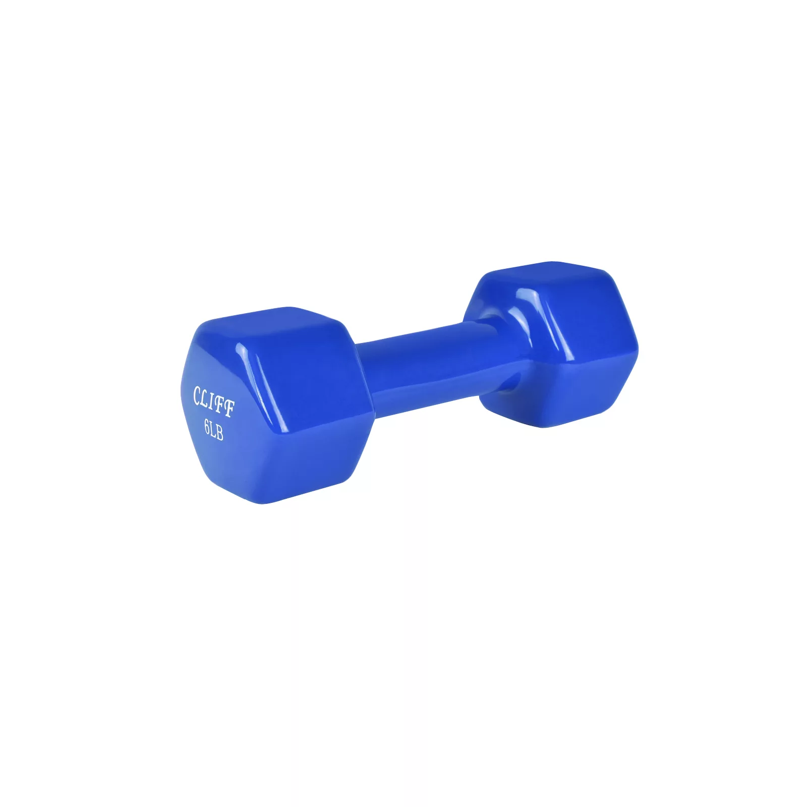 

Гантели CLIFF 2шт. цельнолитая, обрезиненные 2,7 кг 6LB, Синий