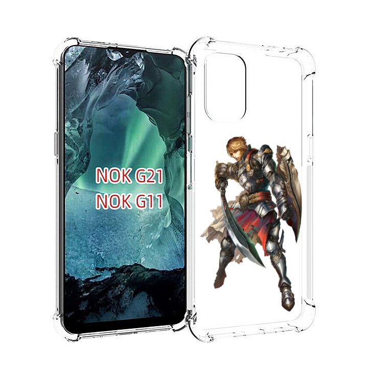 

Чехол Mypads Lineage-2 Для Nokia G11/G21, Прозрачный, Tocco