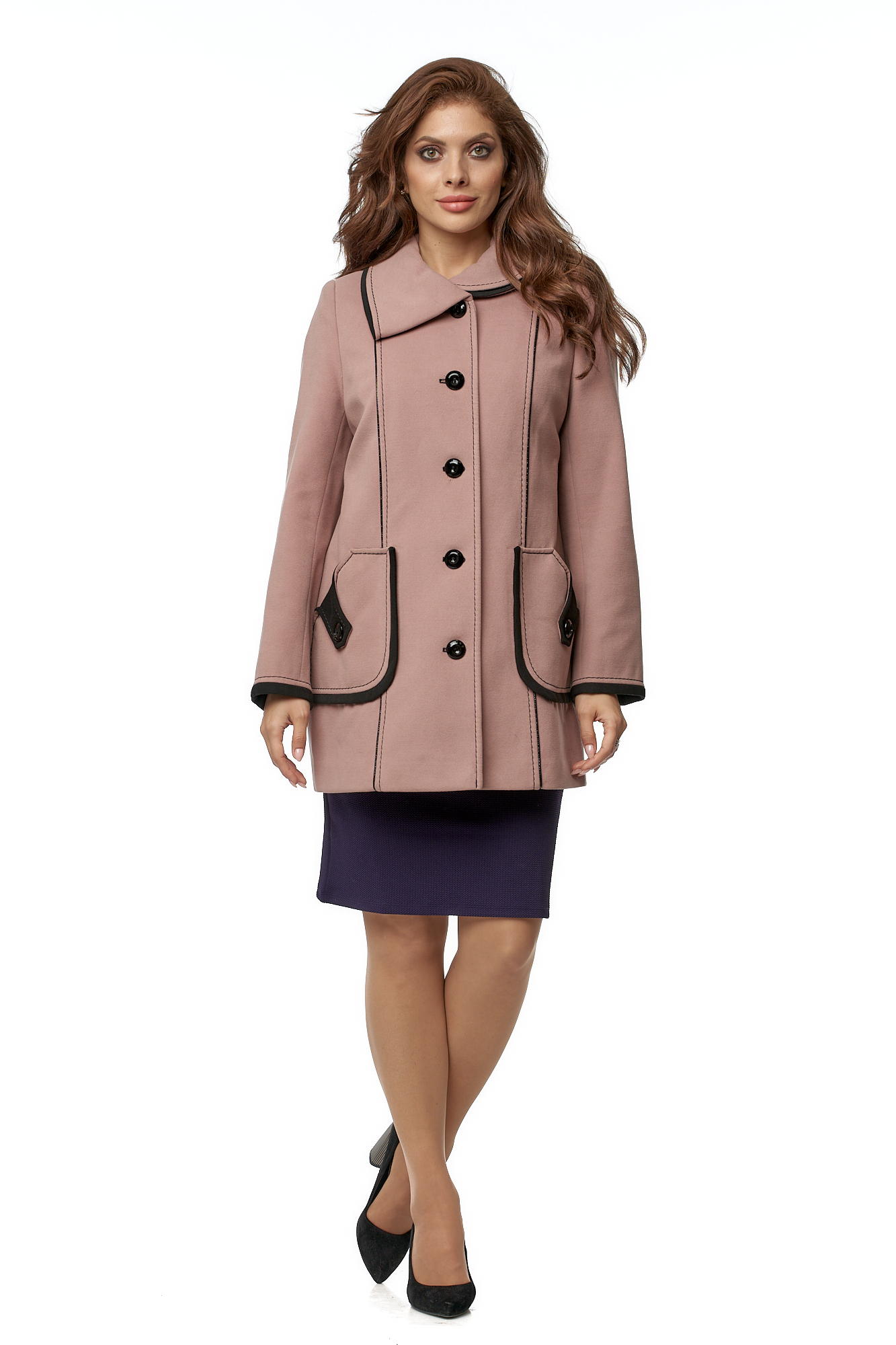 

Пальто женское МОСМЕХА 8016359 бежевое 48 RU, Бежевый, 8016359