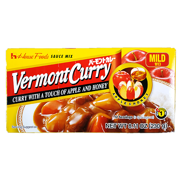 фото Соус овощной карри неострый 12 порций vermont curry (12 порций) t.m. house