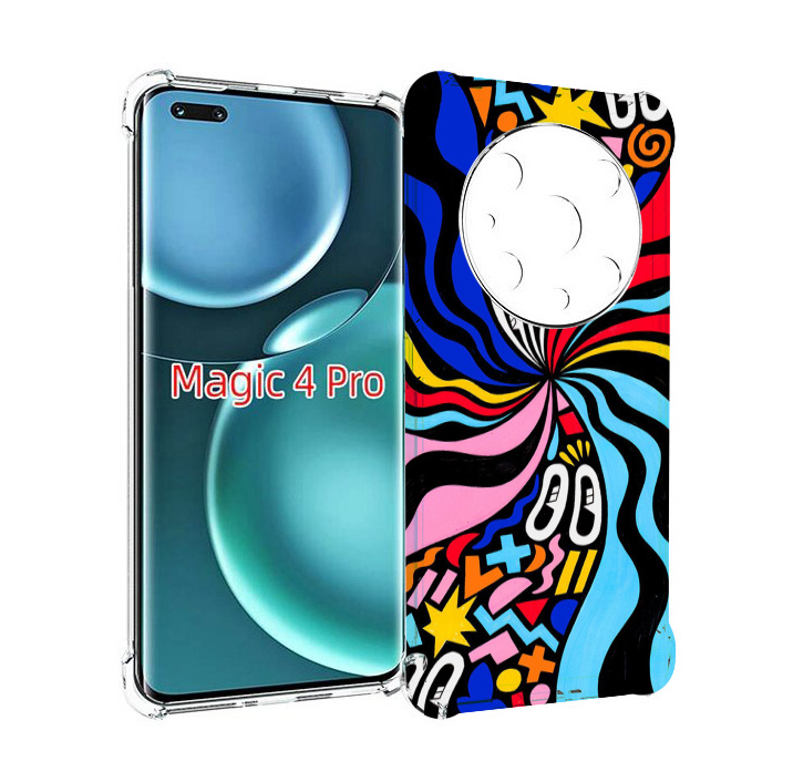 

Чехол MyPads волнистая-абстракция для Honor Magic4 Pro, Прозрачный, Tocco