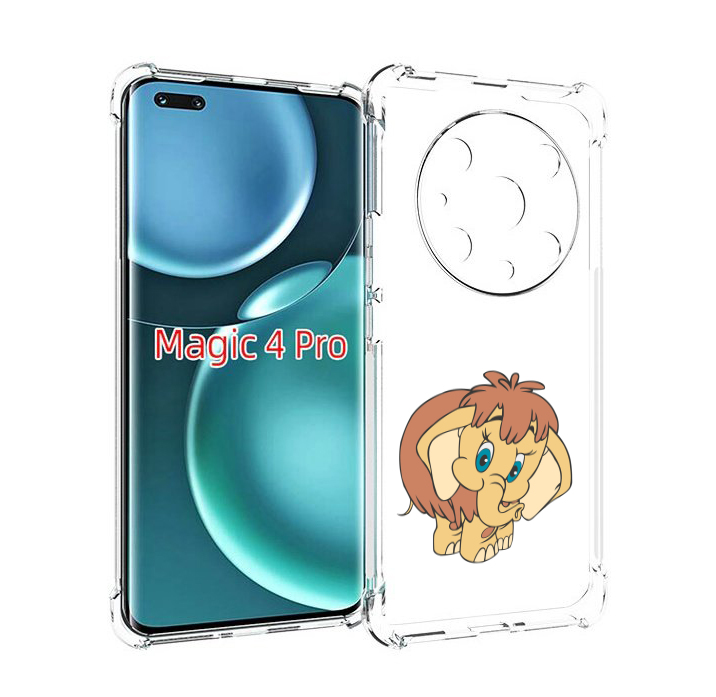 

Чехол MyPads волосатый-слоник детский для Honor Magic4 Pro, Прозрачный, Tocco