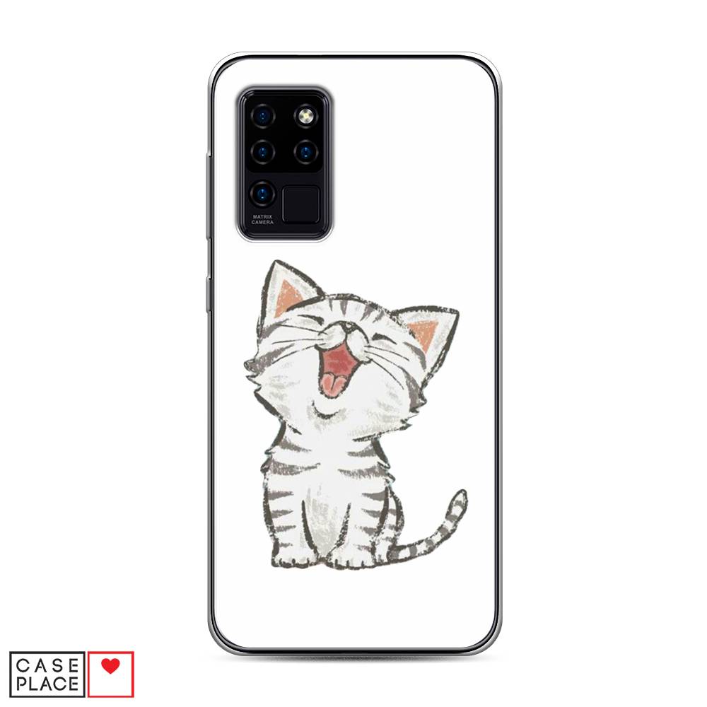 

Чехол Awog на BQ 6430L Aurora / BQ 6430L Аврора "Котенок рисованный", Разноцветный, 201550-1