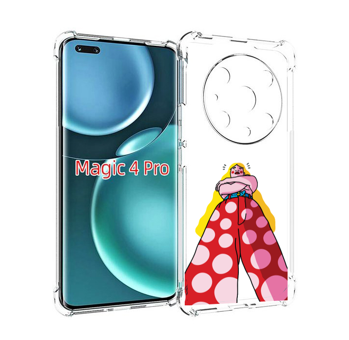 

Чехол MyPads высокая-девушка для Honor Magic4 Pro, Прозрачный, Tocco