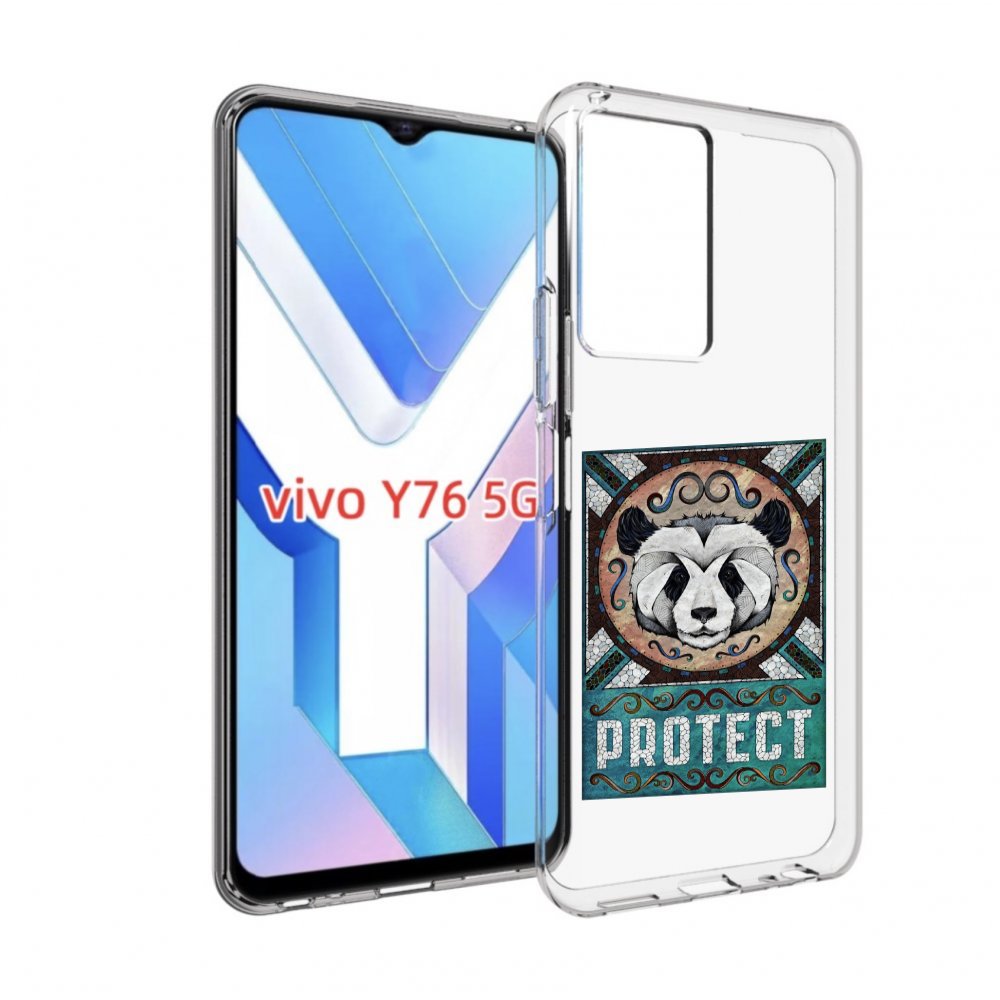 

Чехол MyPads защита панды для Vivo Y76 5G, Прозрачный, Tocco