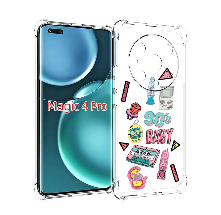 

Чехол MyPads гаджеты-90х для Honor Magic4 Pro, Прозрачный, Tocco
