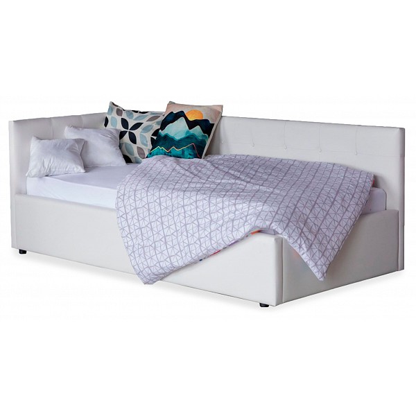 Кровать односпальная Наша мебель Colibri 1600x800 с подъемным механизмом, белый