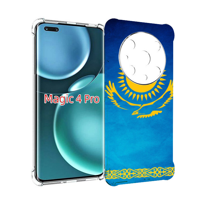 

Чехол MyPads герб и флаг казахстана для Honor Magic4 Pro, Прозрачный, Tocco