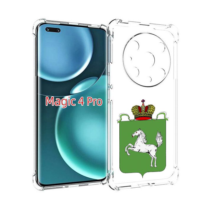

Чехол MyPads герб томская область для Honor Magic4 Pro, Прозрачный, Tocco