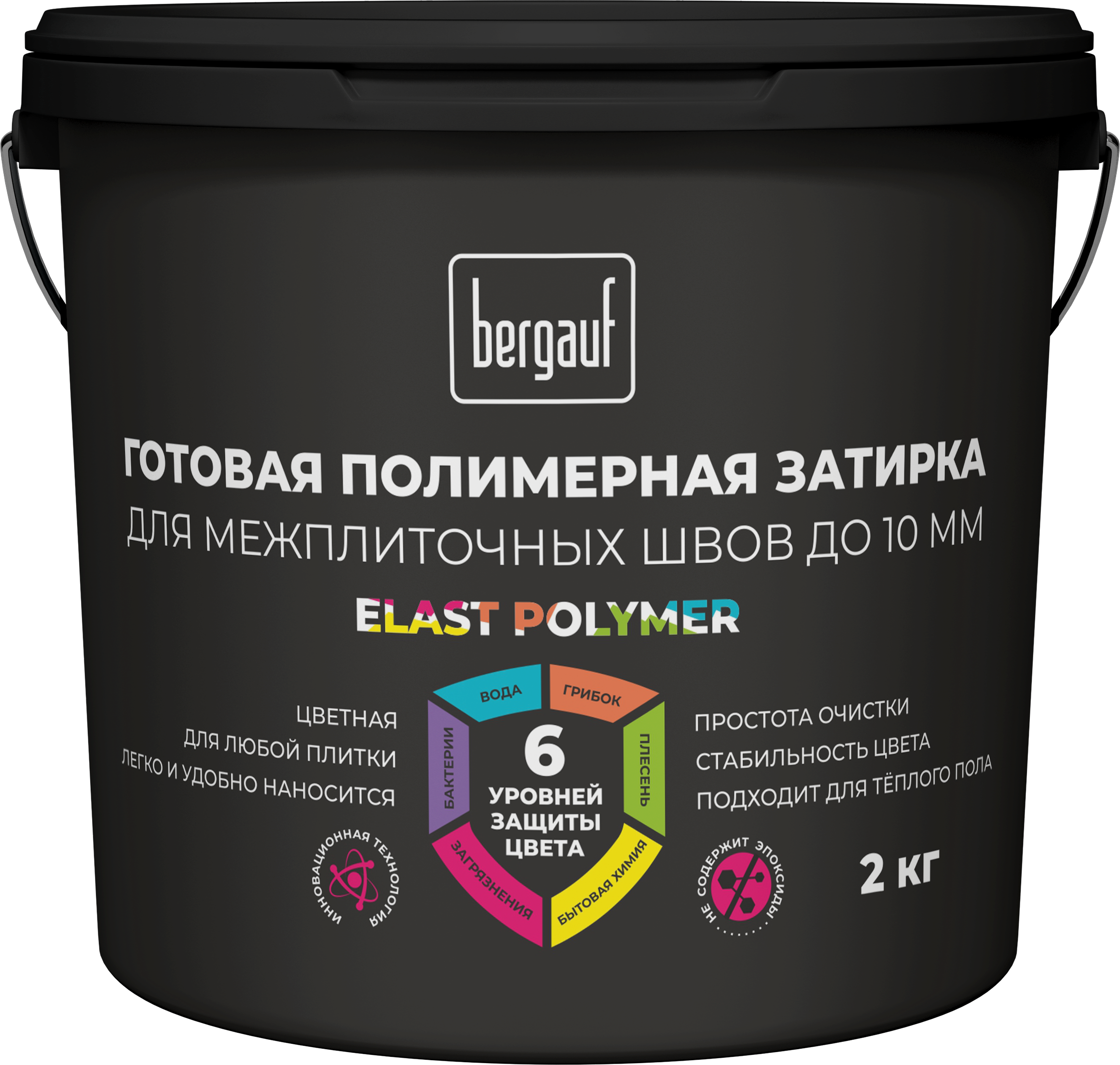 

Затирка Бергауф Эласт Полимер белая, 1-10мм, 2кг