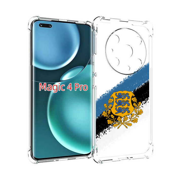 

Чехол MyPads герб флаг эстонии-2 для Honor Magic4 Pro, Прозрачный, Tocco