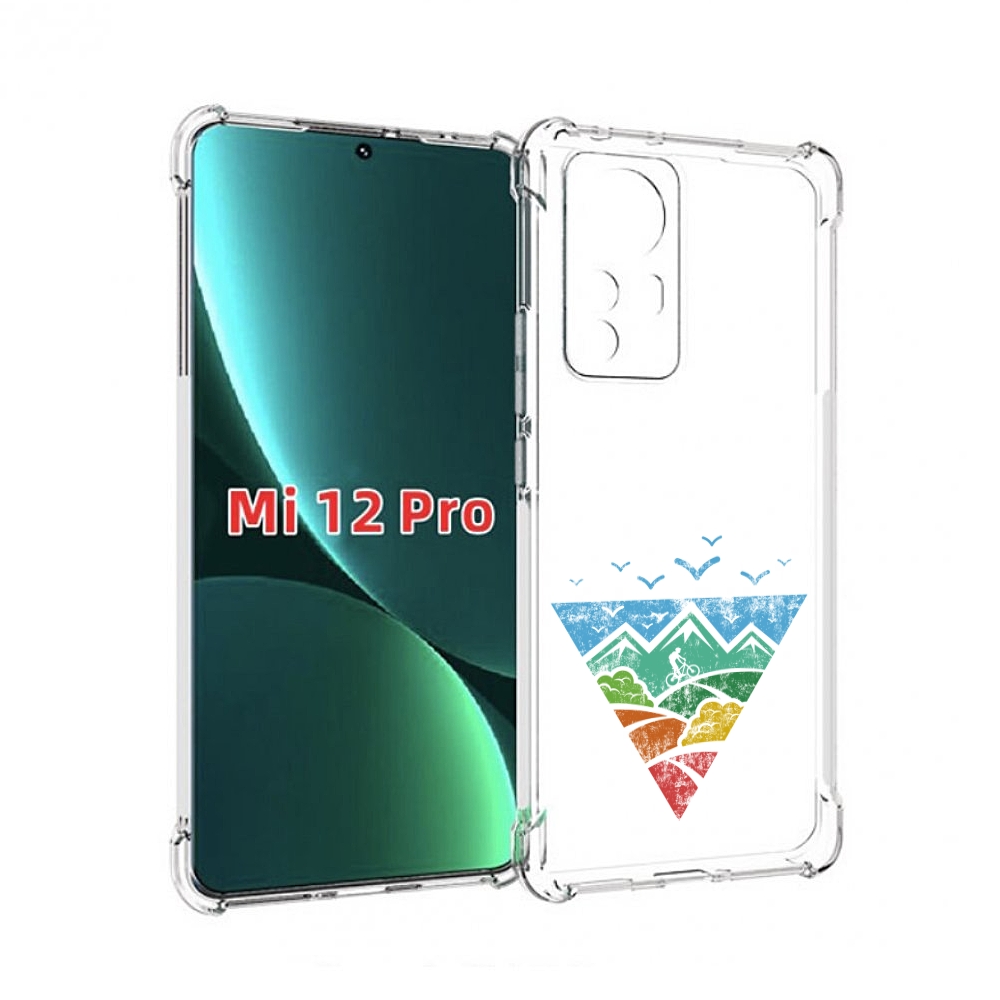 

Чехол MyPads Лес земля море чайки для Xiaomi 12S Pro, Прозрачный, Tocco