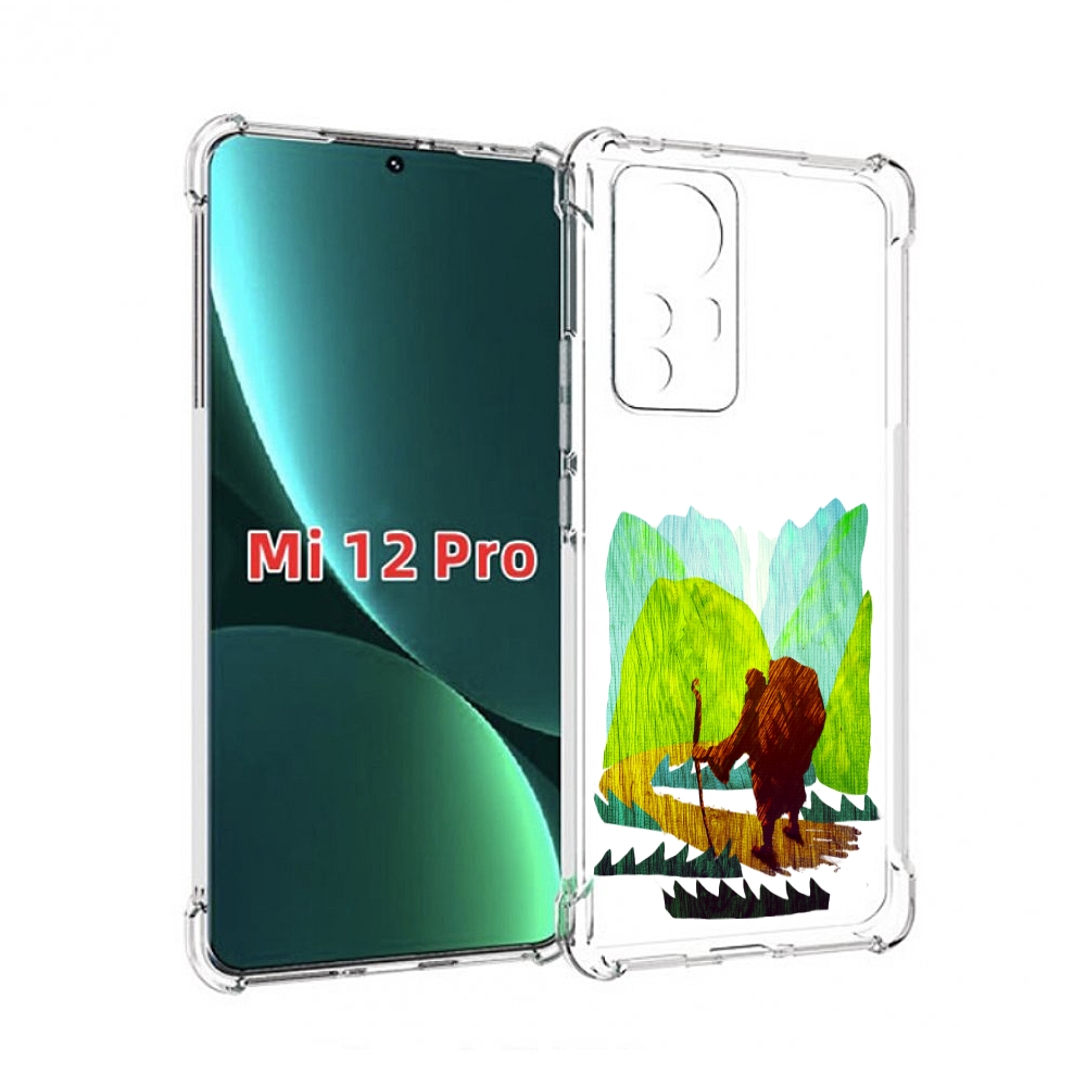 

Чехол MyPads Лесная тропа для Xiaomi 12S Pro, Прозрачный, Tocco