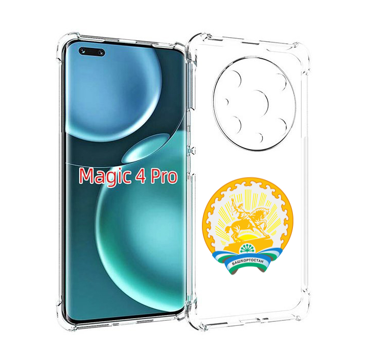 

Чехол MyPads герб-башкортостан-уфа для Honor Magic4 Pro, Прозрачный, Tocco