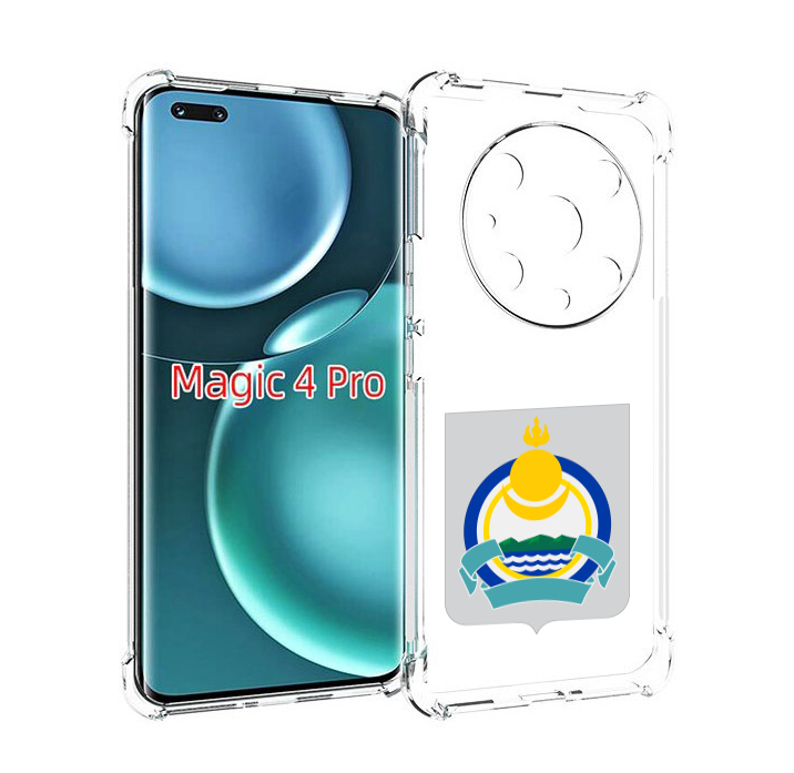 

Чехол MyPads герб-бурятия для Honor Magic4 Pro, Прозрачный, Tocco