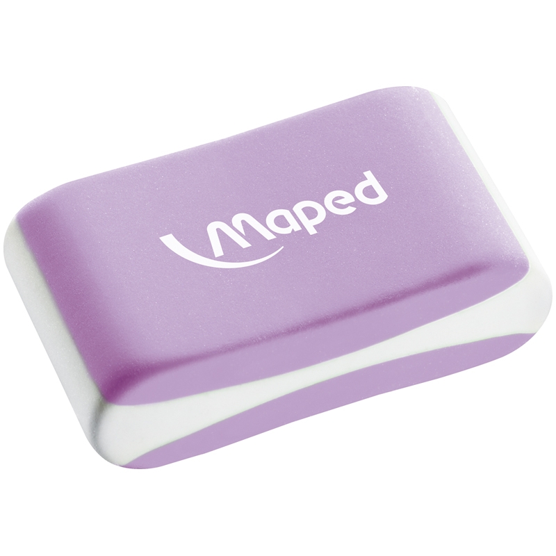 

Ластик Maped "Essentials Soft" фигурный, пластик, 9,9*33,5*21,5мм, Фиолетовый;красный;зеленый;голубой, 112921