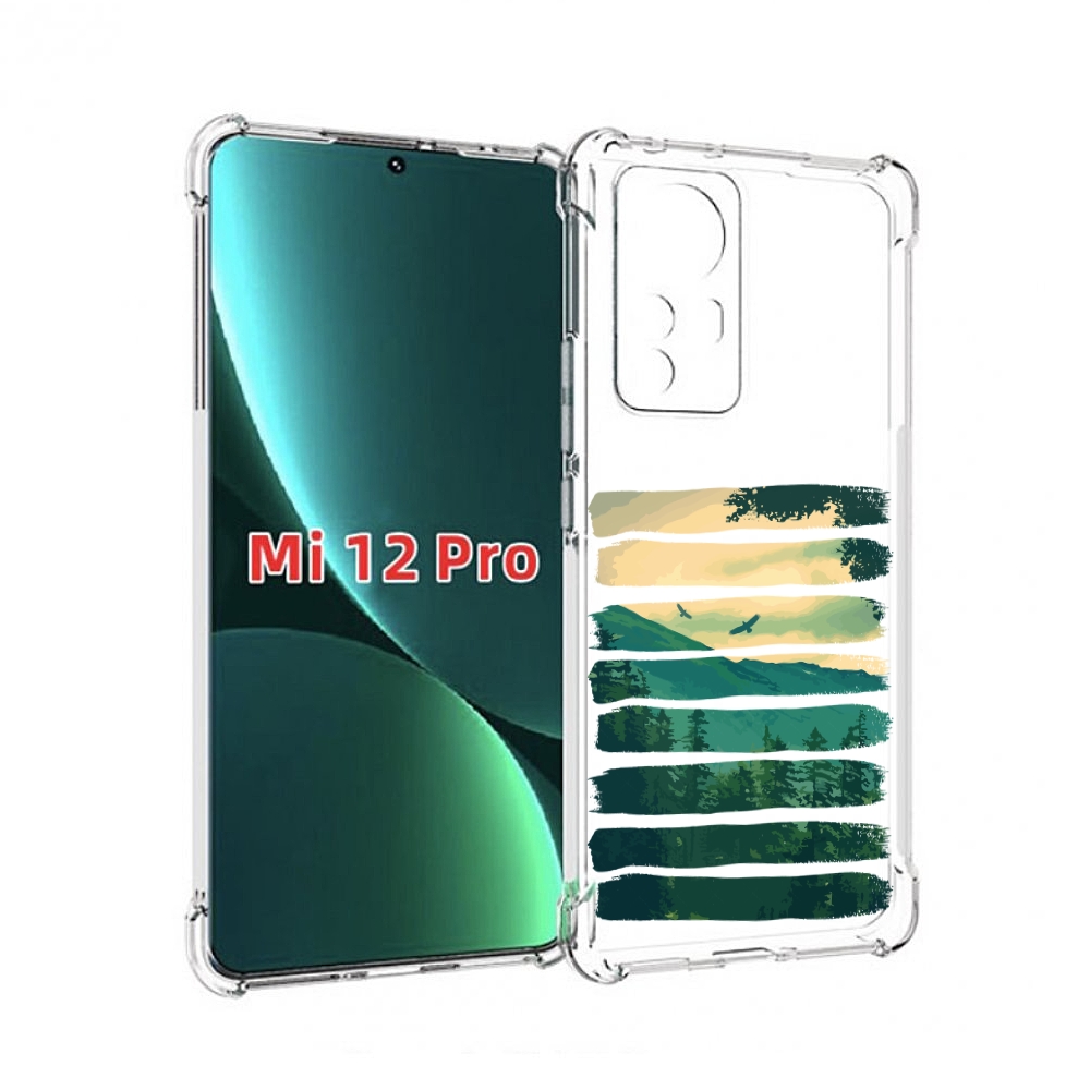 

Чехол MyPads Лесная чаща для Xiaomi 12S Pro, Прозрачный, Tocco