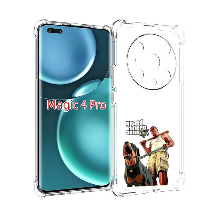 

Чехол MyPads GTA грозная собака для Honor Magic4 Pro, Прозрачный, Tocco