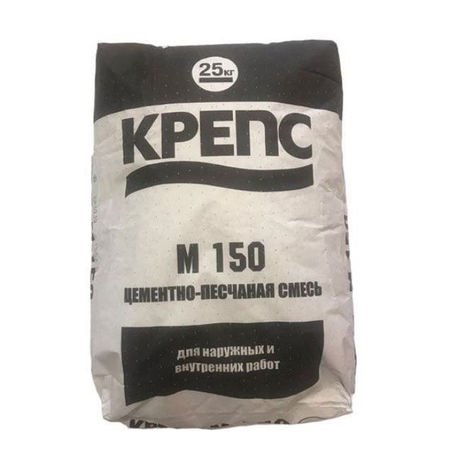 

Смесь цементно-песчаная кладочная Крепс ЦПС М-150, 25кг
