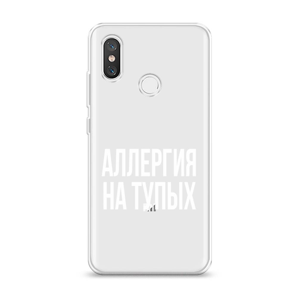 

Чехол Awog на Xiaomi Mi 8 "Аллергия на тупых", Разноцветный, 33550-6