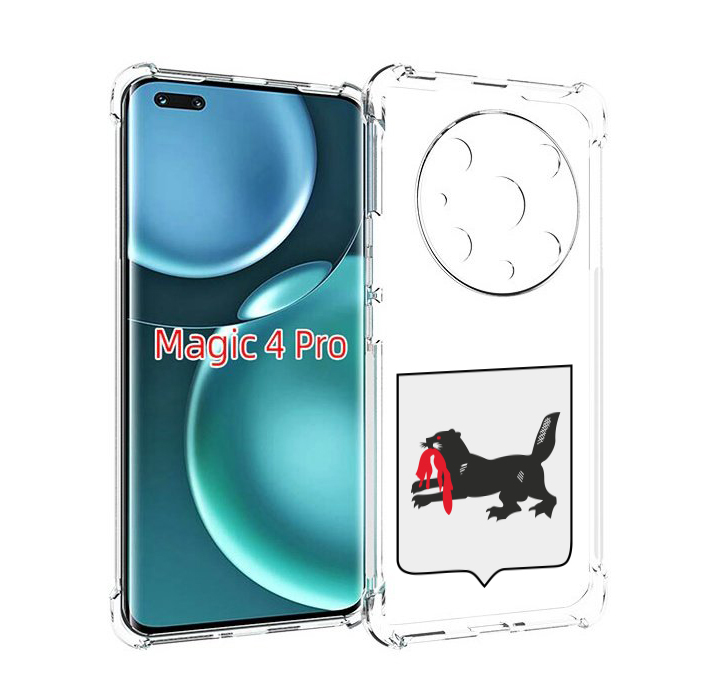 

Чехол MyPads герб-игркутскои-области для Honor Magic4 Pro, Прозрачный, Tocco
