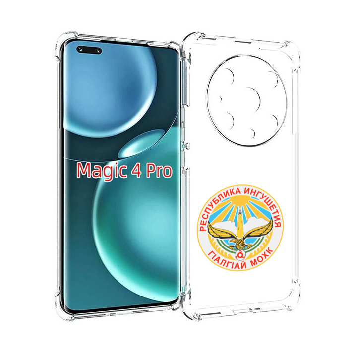 

Чехол MyPads герб-ингушетия-магас для Honor Magic4 Pro, Прозрачный, Tocco