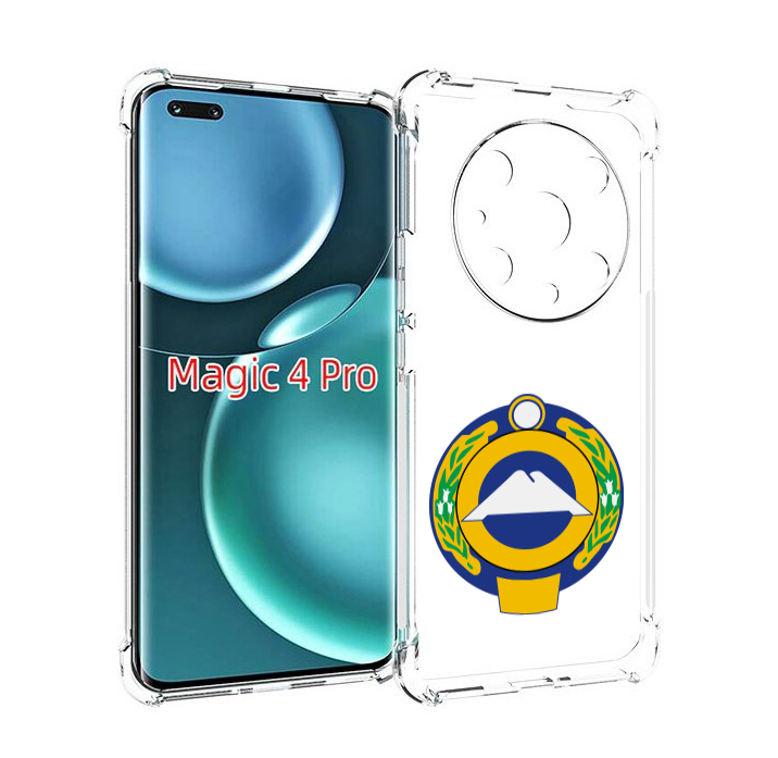 

Чехол MyPads герб-карачаево-черкессия для Honor Magic4 Pro, Прозрачный, Tocco
