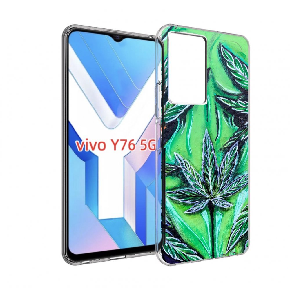 

Чехол MyPads зеленая девушка для Vivo Y76 5G, Прозрачный, Tocco