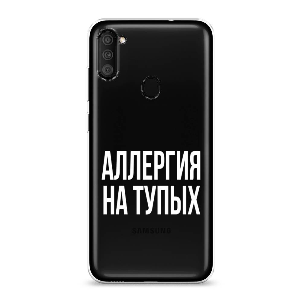 

Чехол Awog на Samsung Galaxy A11 / Самсунг A11 "Аллергия на тупых", Разноцветный, 2100150-6