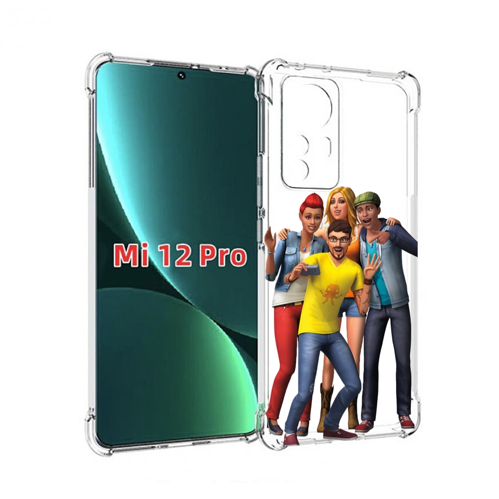 

Чехол MyPads sims для Xiaomi 12S Pro, Прозрачный, Tocco