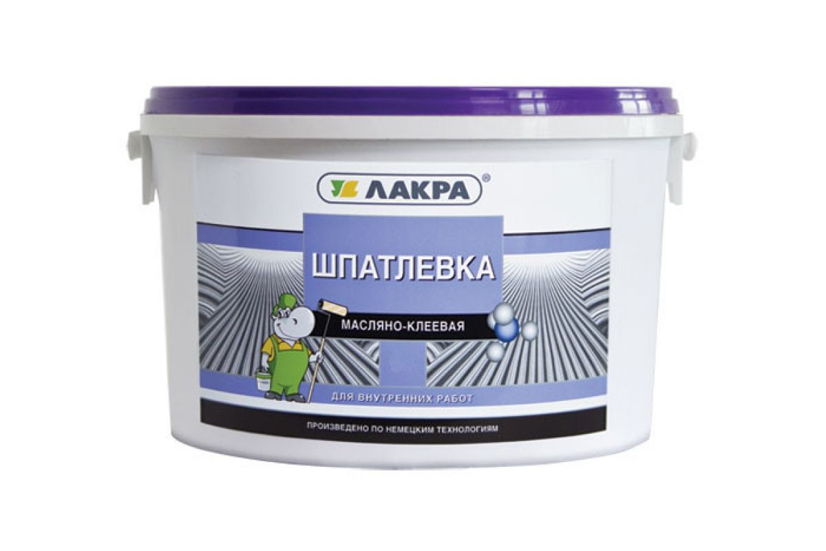 

Шпаклевка масляно-клеевая Лакра, 15кг, Белый