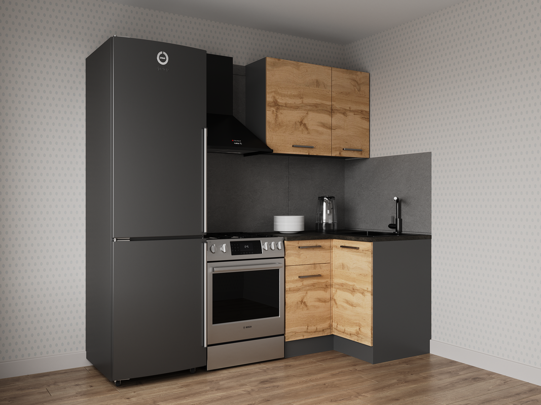 Кухонный гарнитур SANVUT Крафт 1000х1000 столешница 38 мм 28260₽