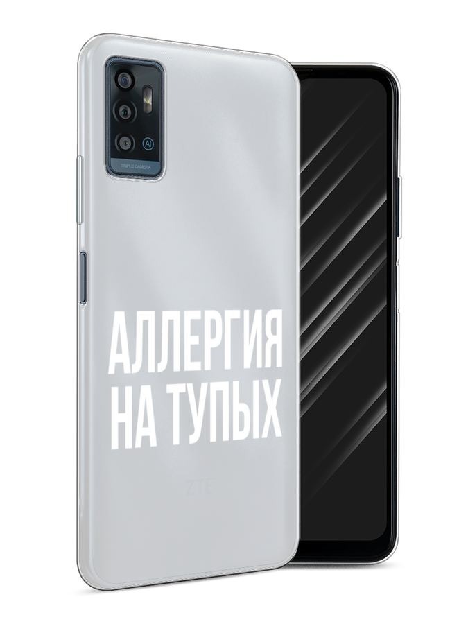 

Чехол Awog на ZTE Blade A71 / ЗТЕ Блэйд A71 "Аллергия на тупых", Разноцветный, 134450-6