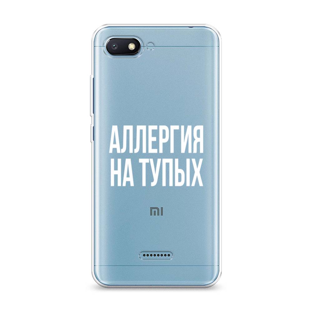 

Чехол Awog на Xiaomi Redmi 6A "Аллергия на тупых", Разноцветный, 34150-6