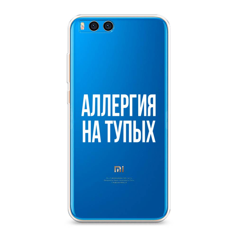 

Чехол Awog на Xiaomi Mi Note 3 "Аллергия на тупых", Разноцветный, 32450-6