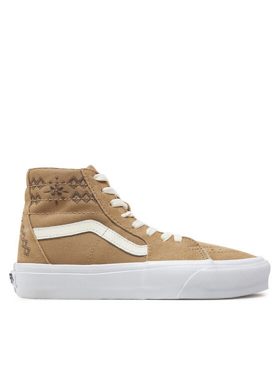 

Кеды женские Vans Sk8-Hi Tapered VN0009QP4MG1 бежевые 35 EU, Бежевый, Sk8-Hi Tapered VN0009QP4MG1