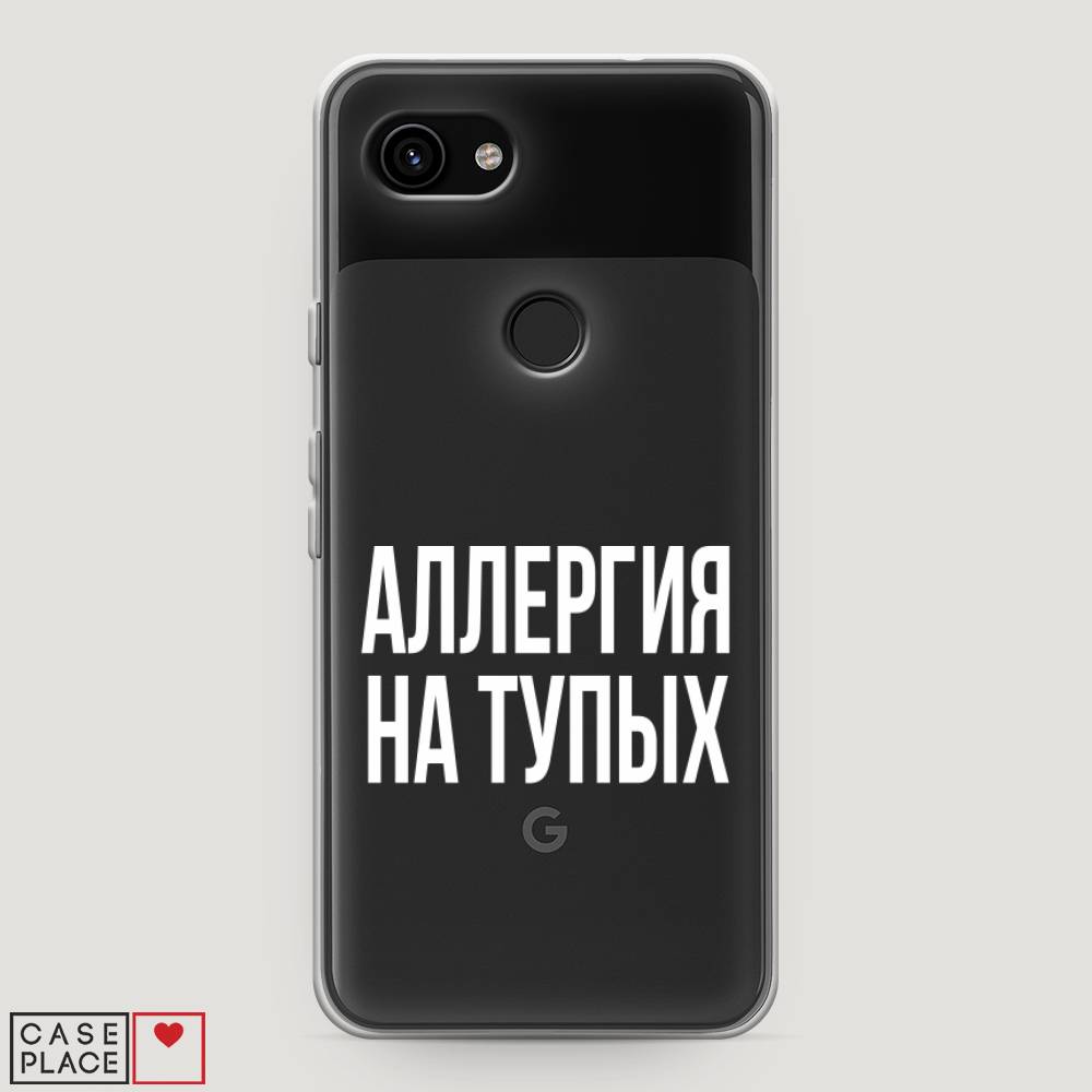 

Чехол Awog на Google Pixel 3a "Аллергия на тупых", Разноцветный, 270150-6