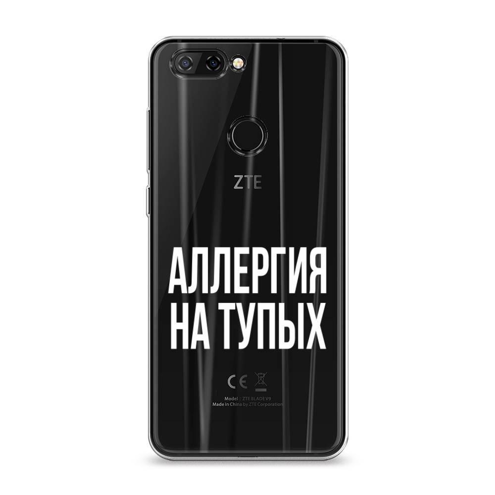 

Чехол Awog на ZTE Blade V9 / ЗТЕ Блэйд V9 "Аллергия на тупых", Разноцветный, 132450-6