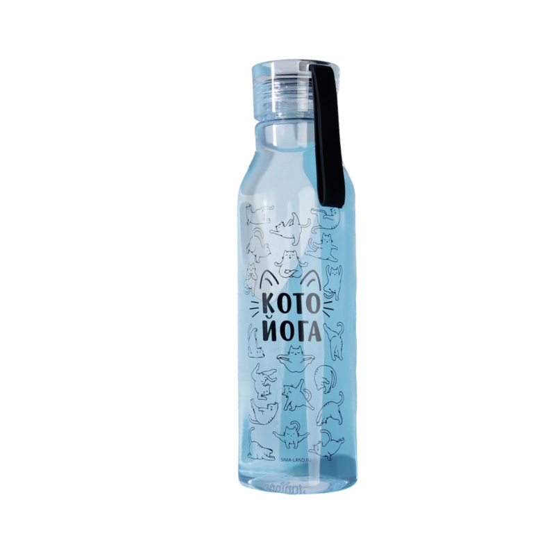

Бутылка для воды Svoboda Voli «Кото йога» 600мл, прозрачный, «Кото йога»